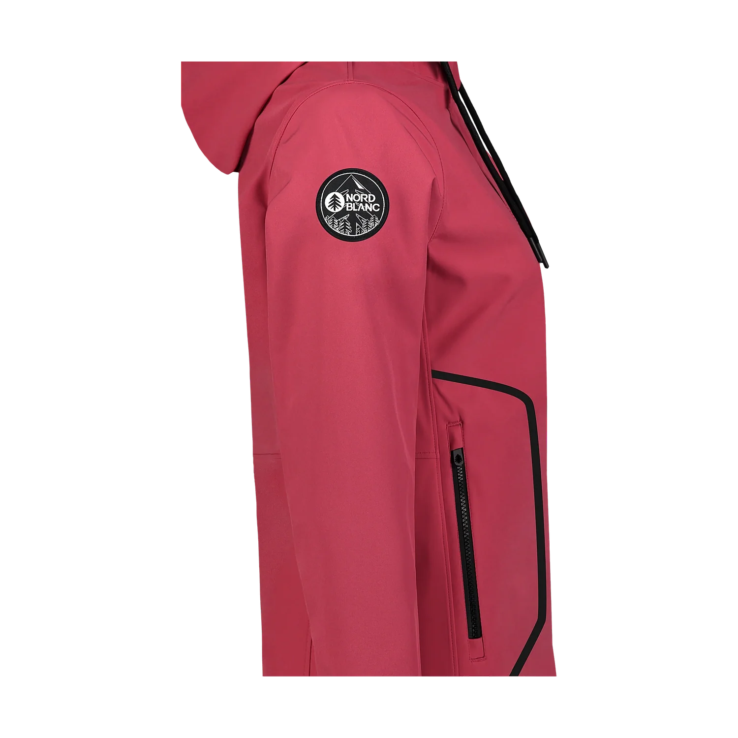 Waterproof light softshell parka women's - HEAVENLY pink-9