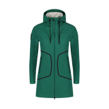 Waterproof light softshell parka women's - HEAVENLY green