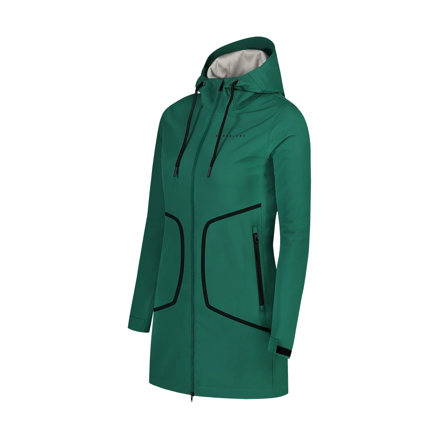 Waterproof light softshell parka women's - HEAVENLY green-7