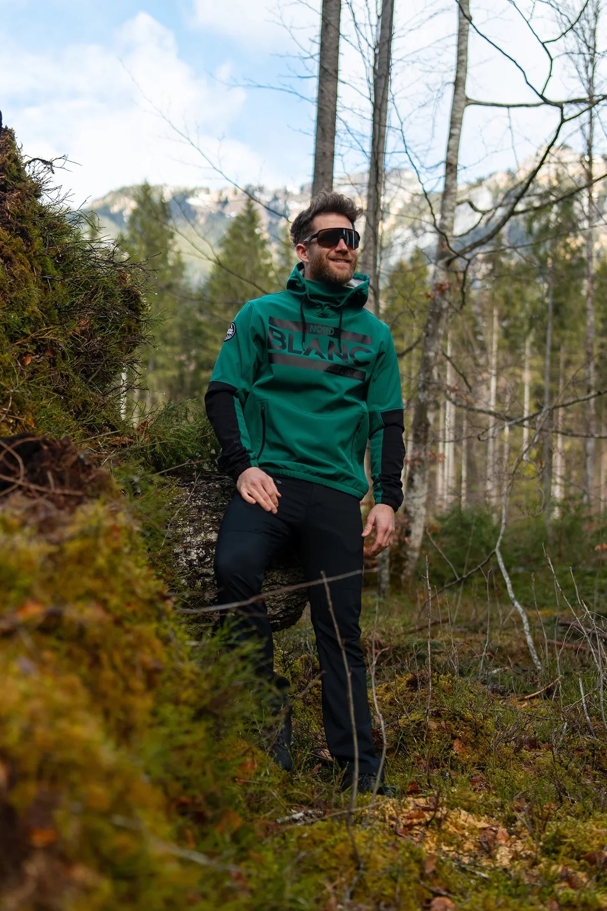 Softshell-Sweatshirt Herren - BACKLASH grün-3