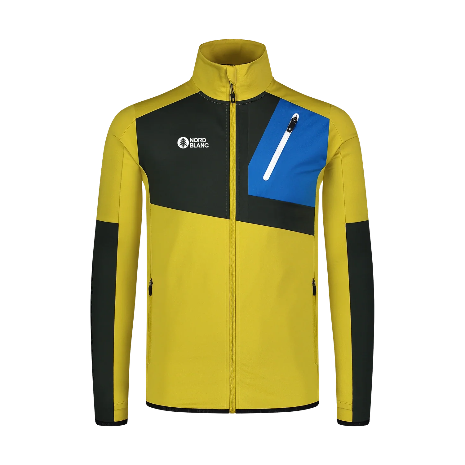 Powerfleece jacket men's - RIVER yellow