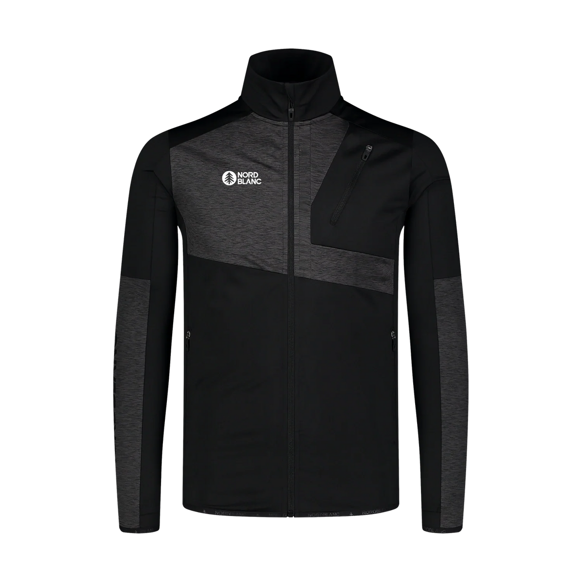 Powerfleece jacket men's - RIVER black
