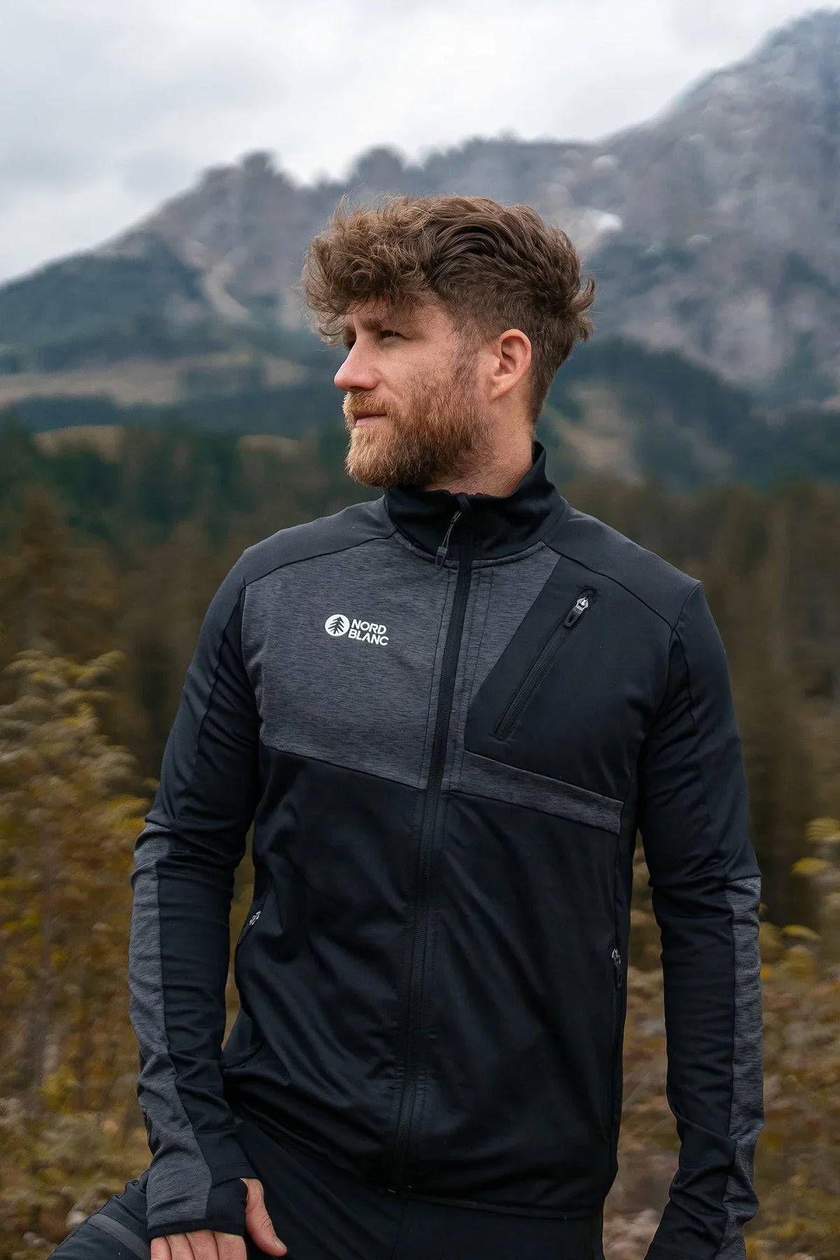 Powerfleece jacket men's - RIVER black – image 4