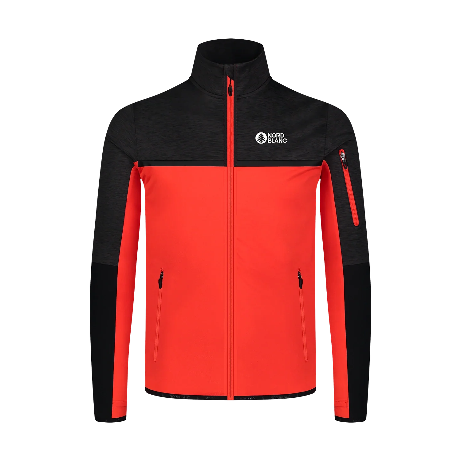 Powerfleece jacket men's - COURT orange