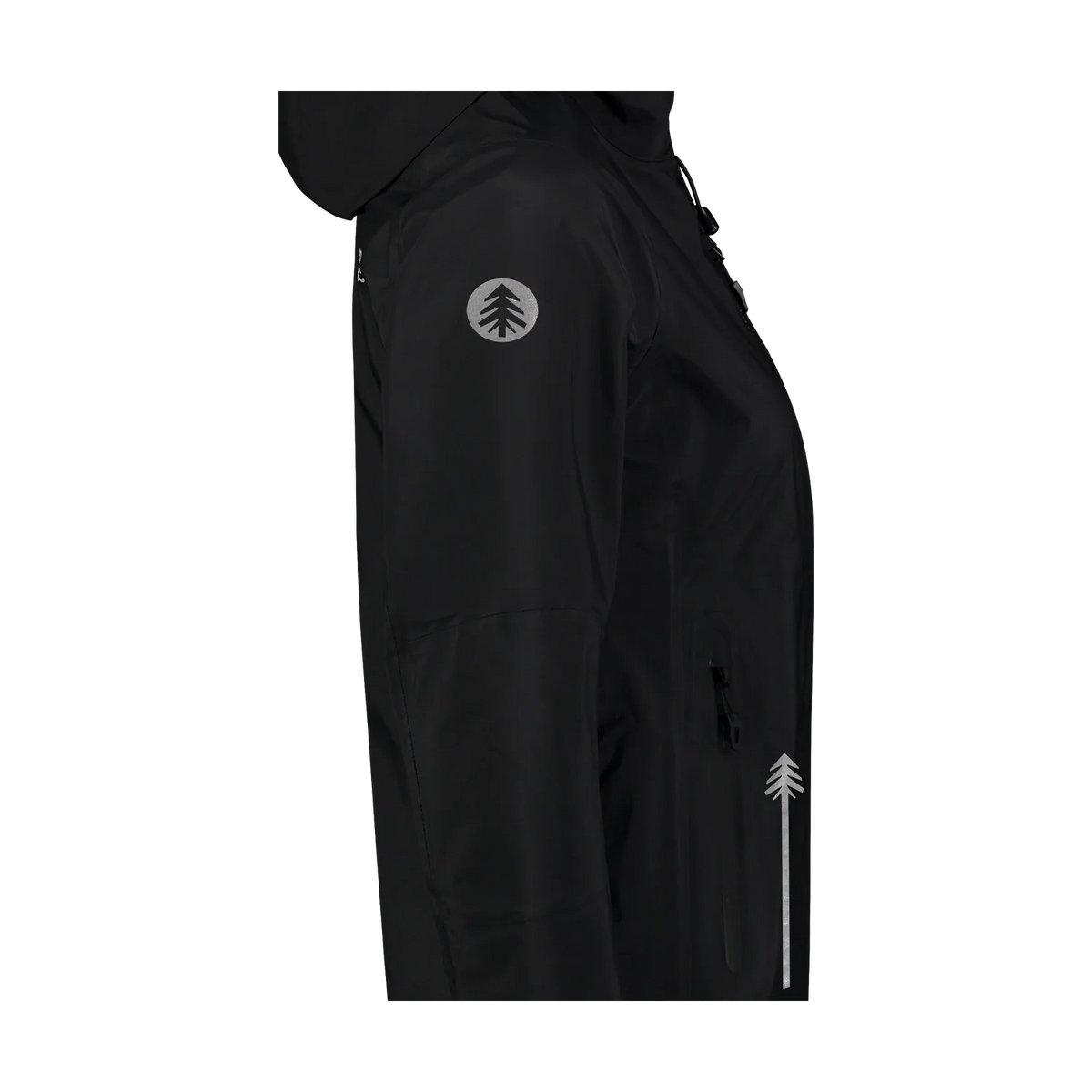 Waterdichte 3LL outdoorjas dames - DESTINY zwart – afbeelding 6