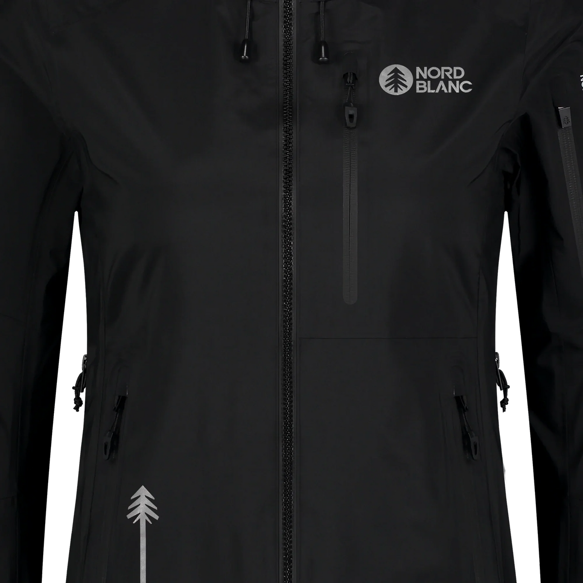 Waterdichte 3LL outdoorjas dames - DESTINY zwart – afbeelding 8