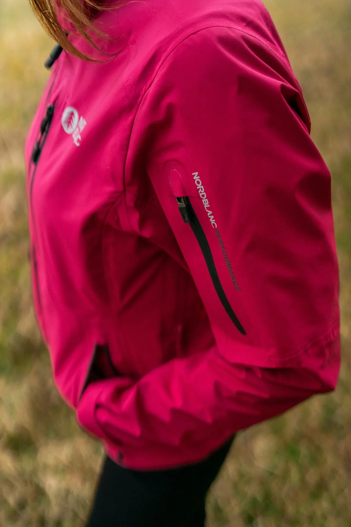 Waterdichte 3LL outdoorjas dames - DESTINY rood – afbeelding 6