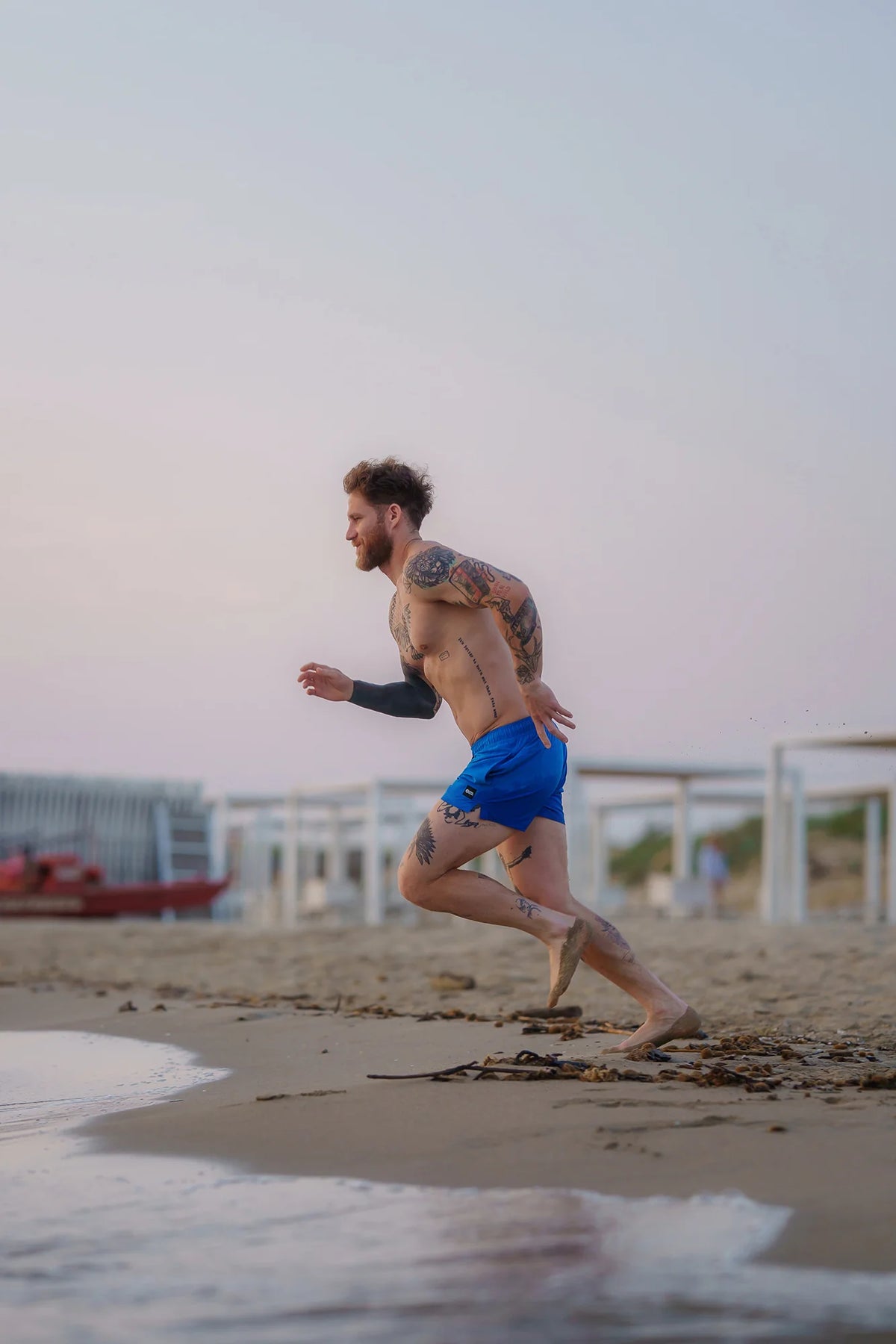 Swim shorts men's - BAY blue – image 3