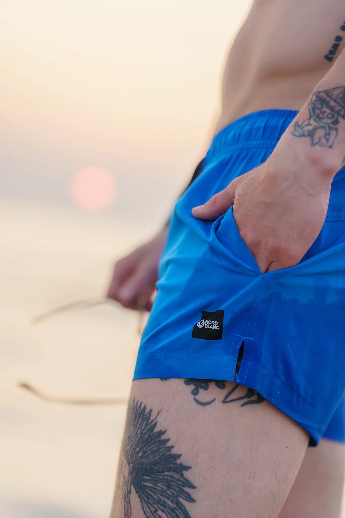 Swim shorts men's - BAY blue – image 7