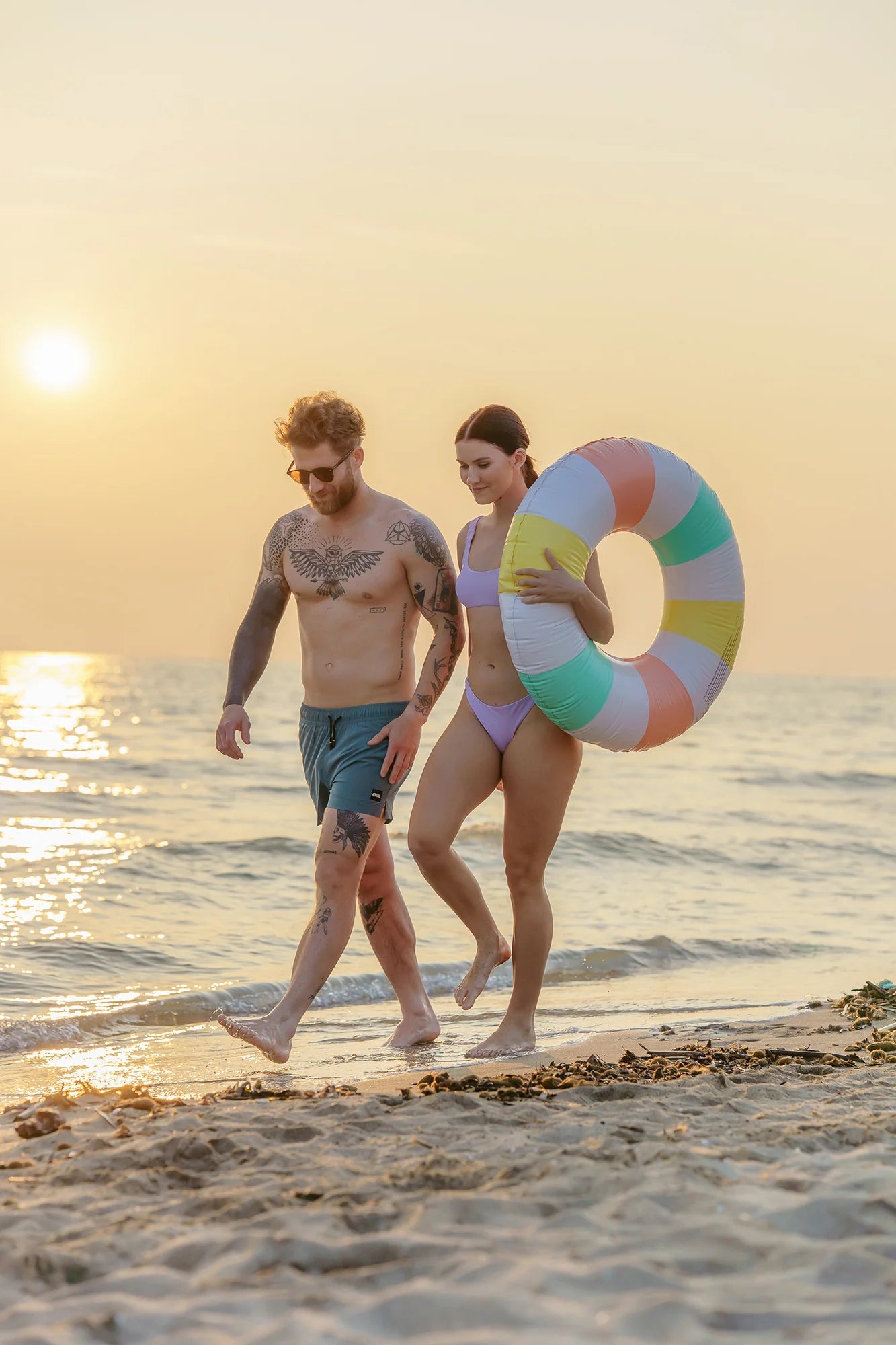 Bade- shorts Herren - BAY grün-3