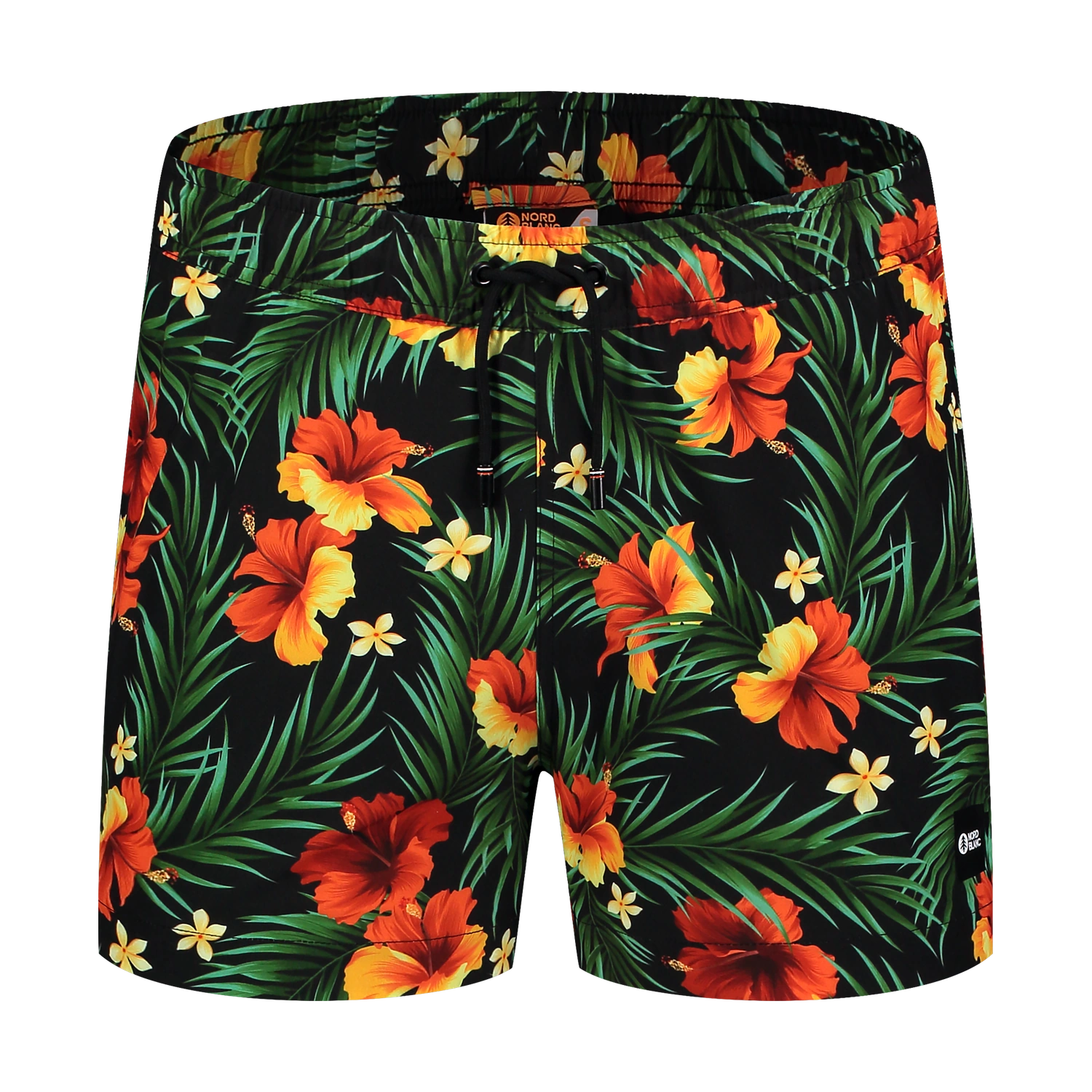 Bade- shorts Herren - RAINFOREST schwarz
