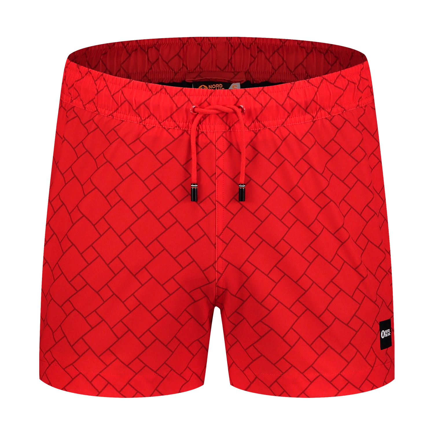 Bade- shorts Herren - RAINFOREST rot