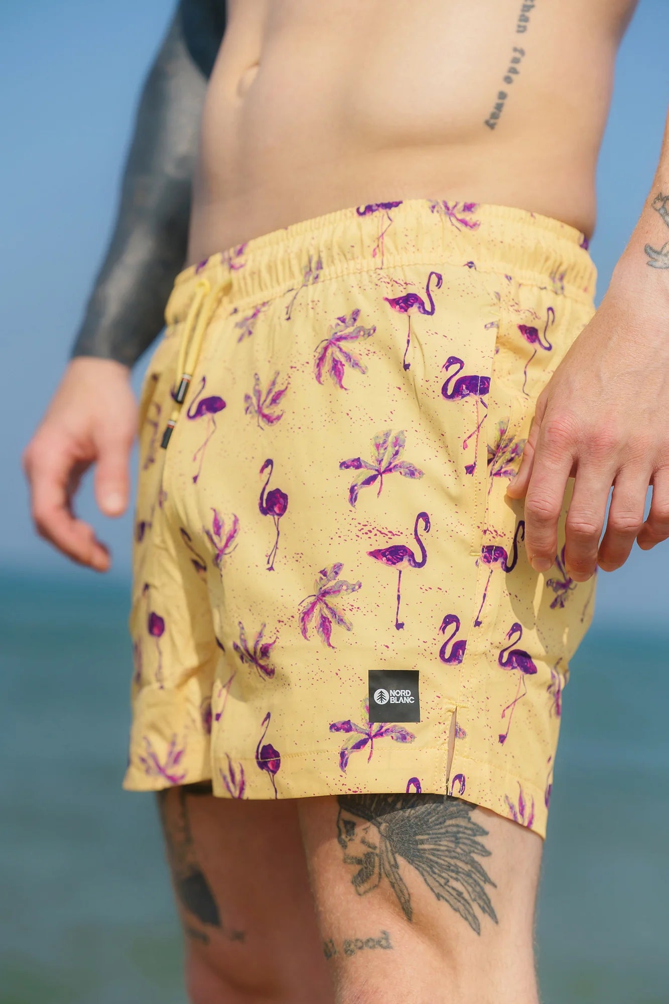 Swim shorts men's - RAINFOREST yellow-6