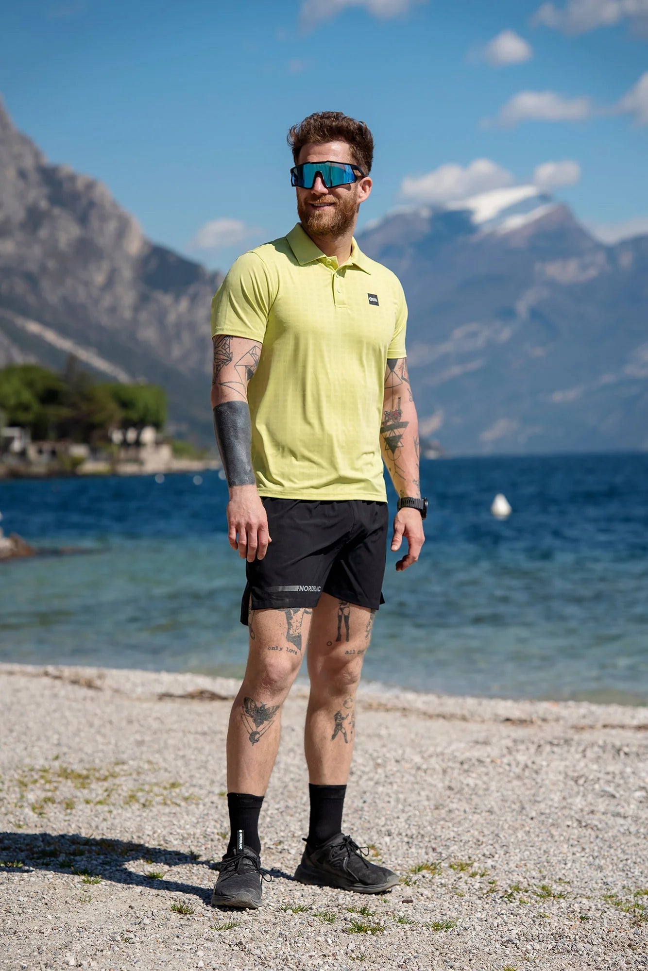 Functional t-shirt men's - BOXY green-3
