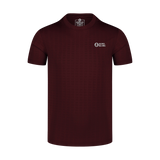 Functional t-shirt men's - STEEL wine red