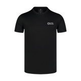 T-shirt tecnica uomo - BURNING nera