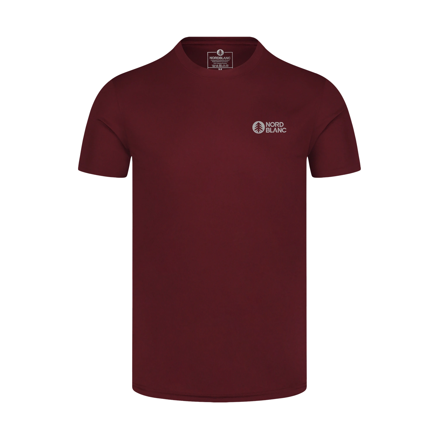 Functional t-shirt men's - BURNING wine red-1