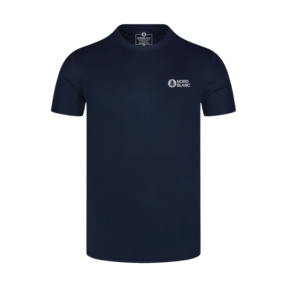T-shirt tecnica uomo - BURNING blu navy
