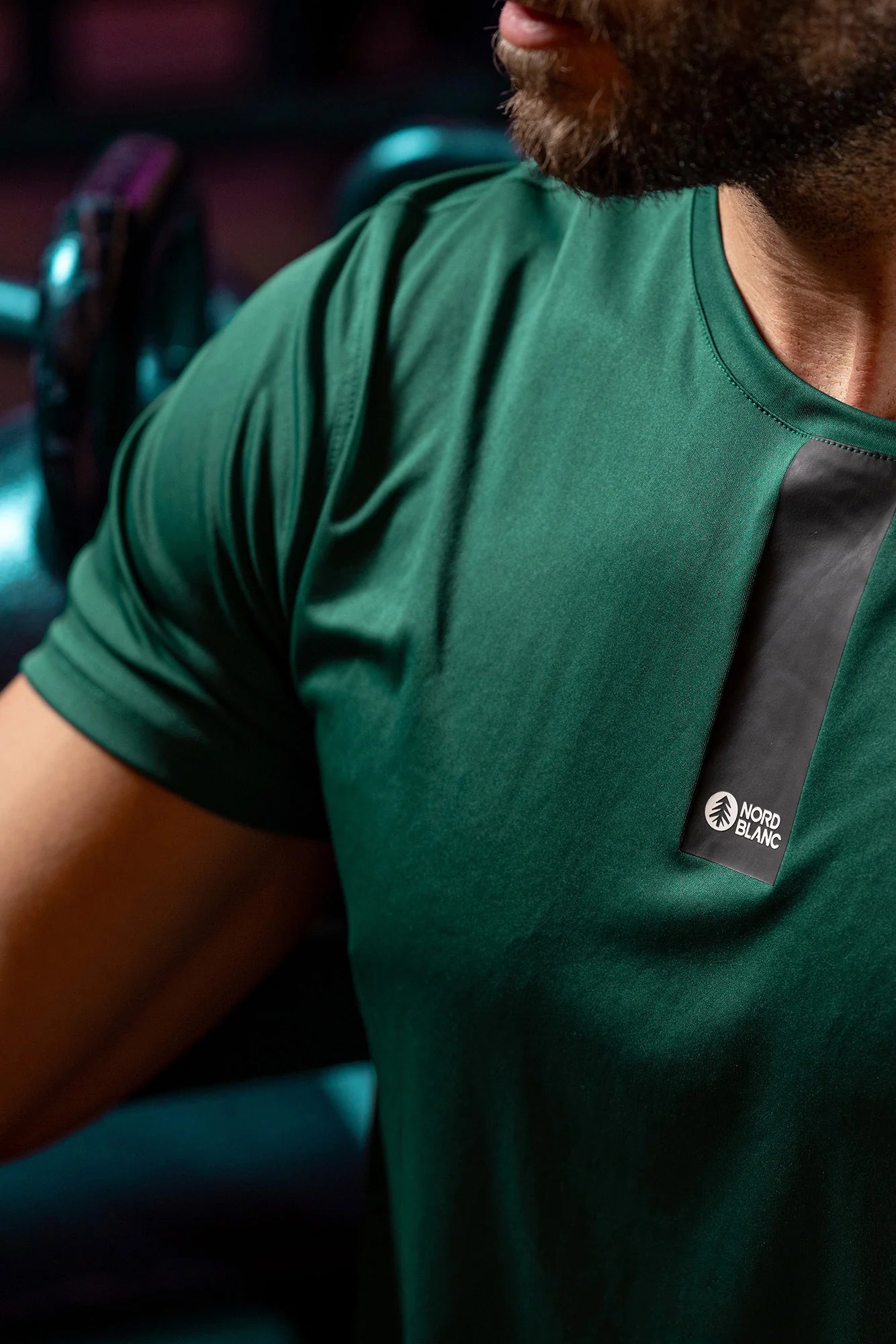Functional t-shirt men's - SPINE green-5