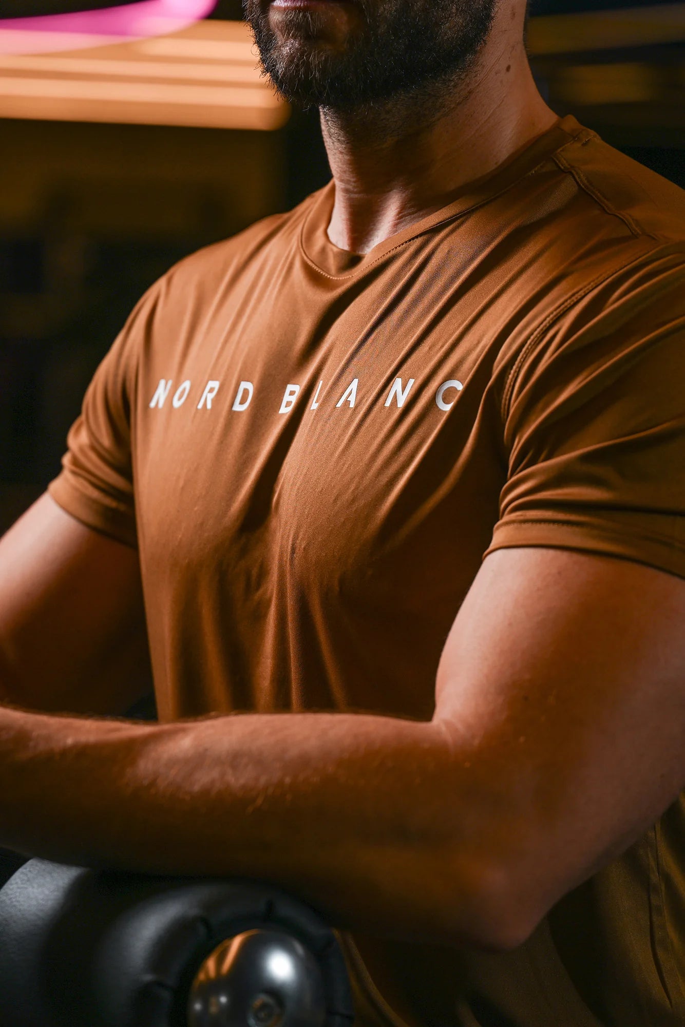 Functional t-shirt men's - CHAPTER brown-4