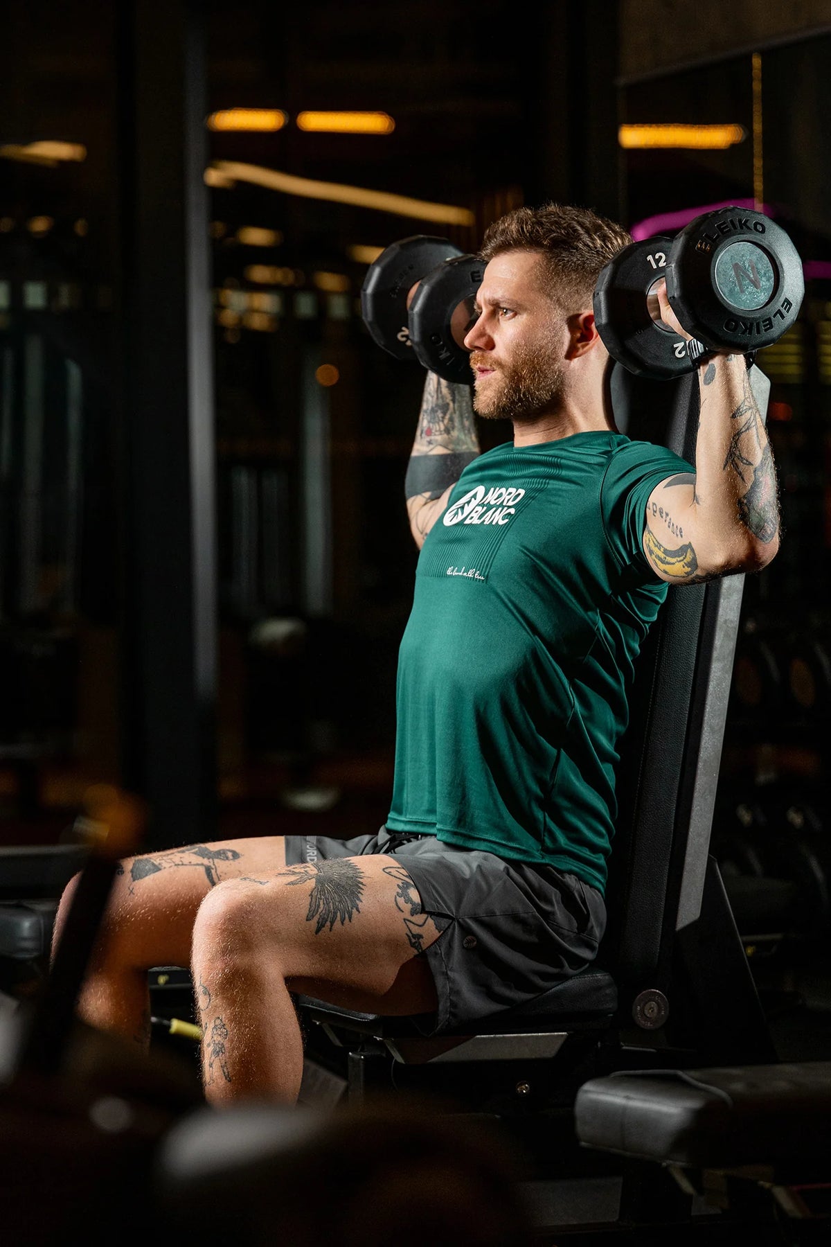 T-shirt technique homme - TREE vert – image 3