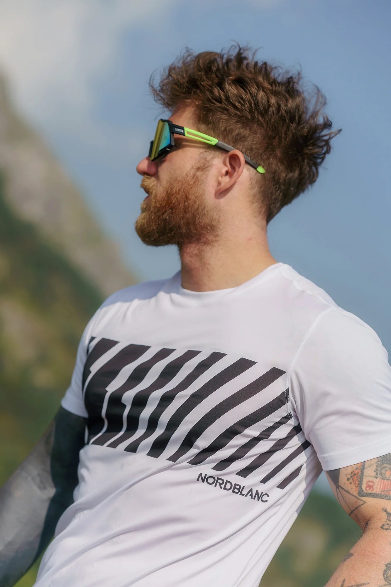 Funkcionalna majica muška - WORLD bijela-6