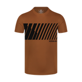 Functional t-shirt men's - WORLD brown