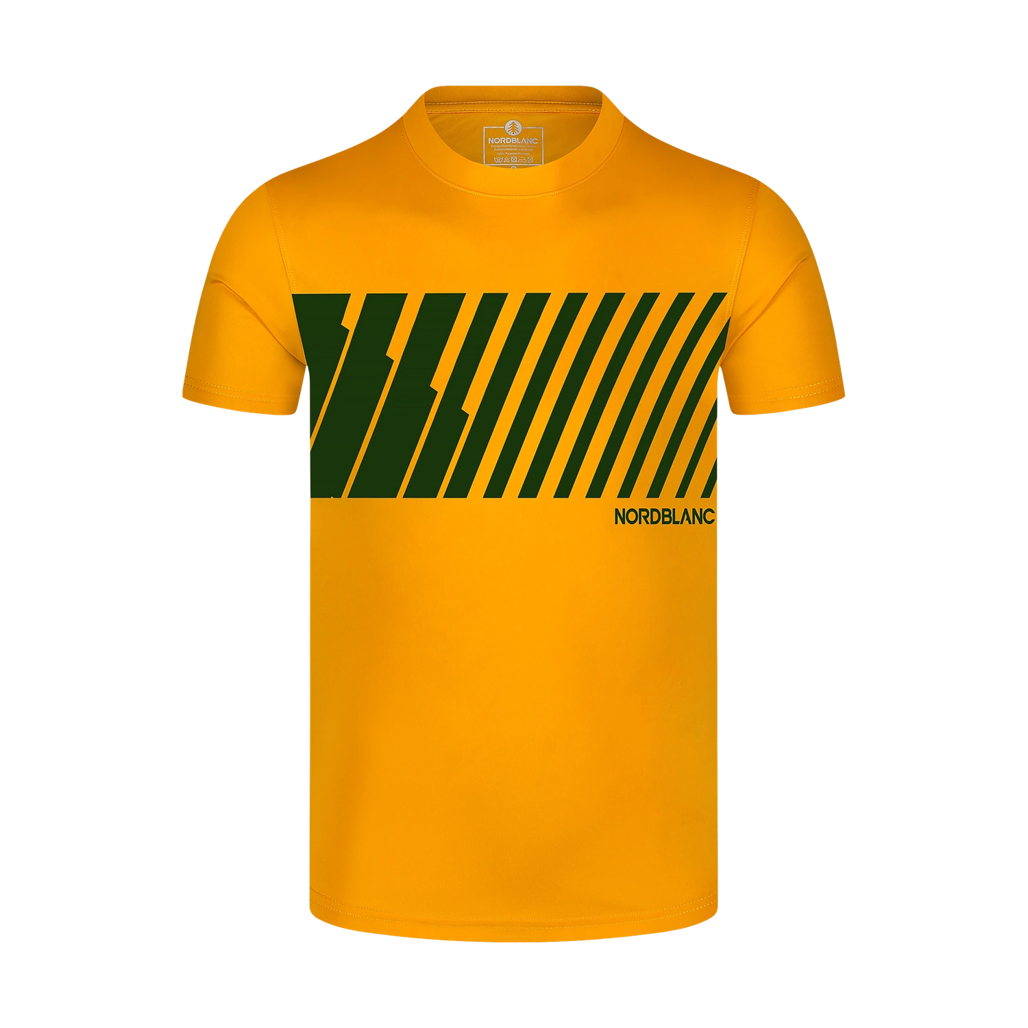 Functional t-shirt men's - WORLD yellow-1