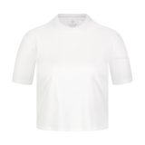 Funkcionális crop top női - ALWAYS fehér