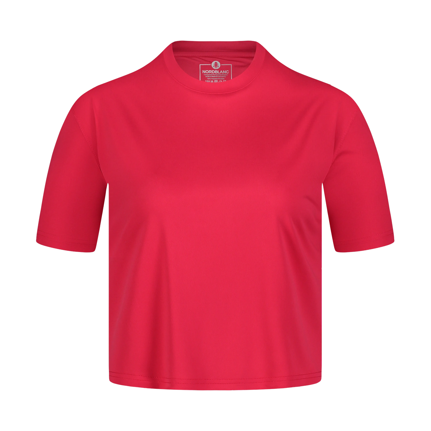 Functional crop top women's - ALWAYS pink-1