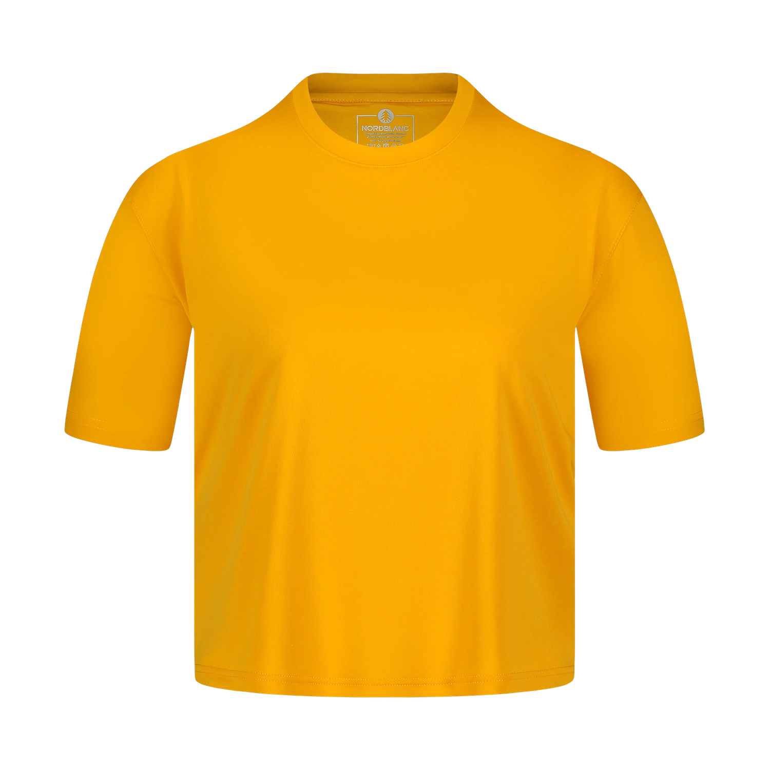 Functional crop top women's - ALWAYS yellow-1