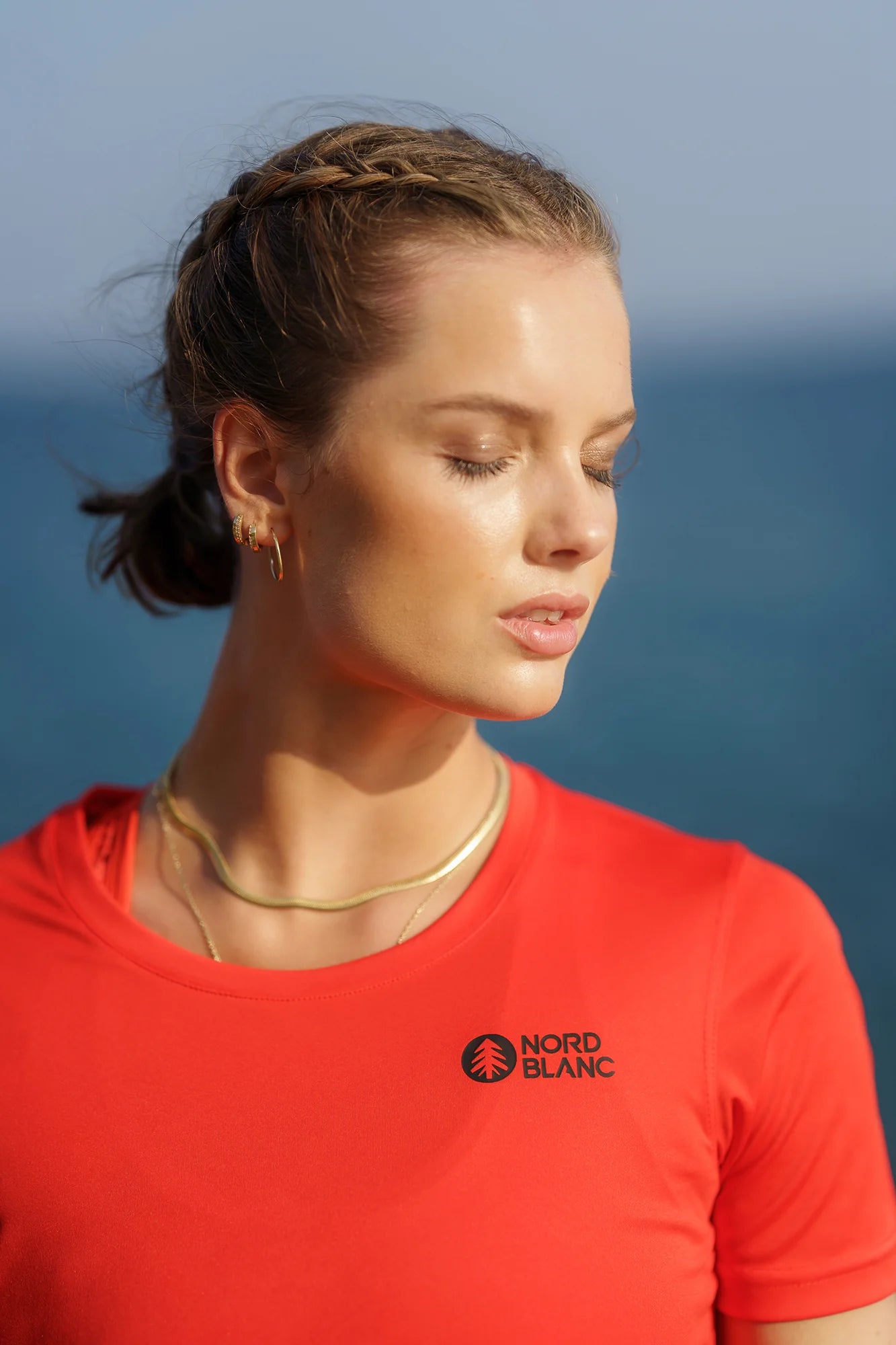 Functional t-shirt women's - DRAWN orange-6