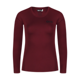 Functional longsleeve women's - SUCCESS wine red