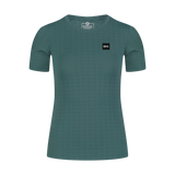 T-shirt tecnica donna - ANGEL blu petrolio