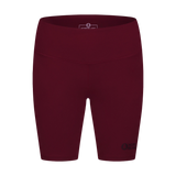 Colanți scurți de fitness pentru femei - SQUAT bordo