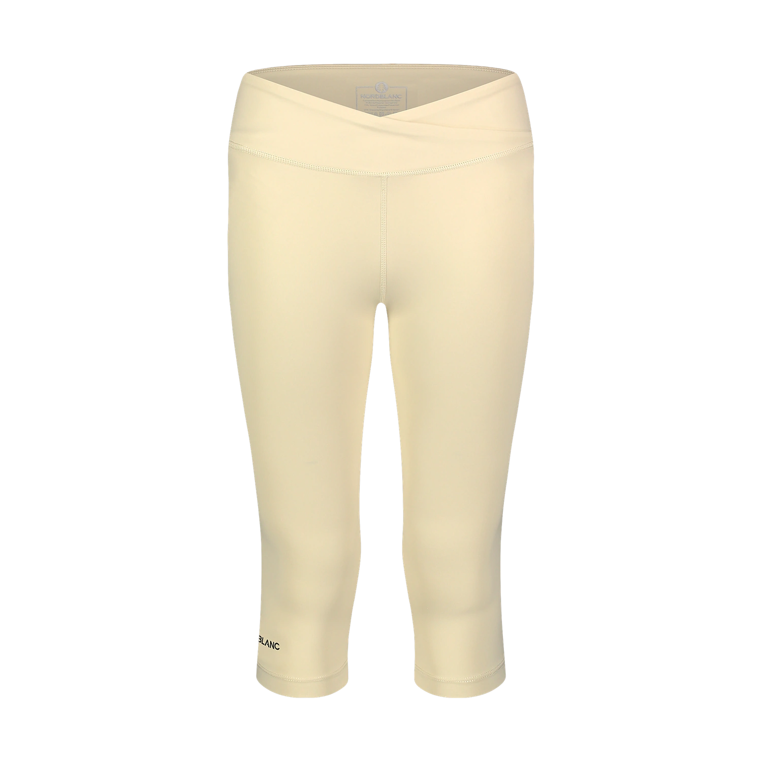 3/4 Sportleggins Damen - VIVACITY beige