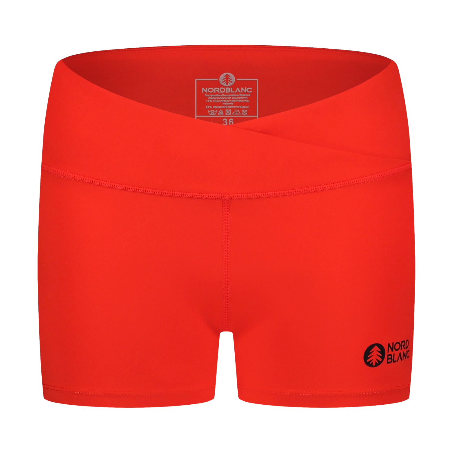Fitness Shorts Damen - IONE orange