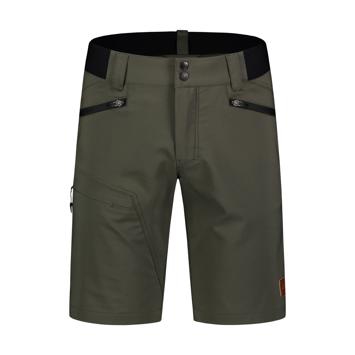 Outdoor rövidnadrág férfi - UPSWING khaki-1