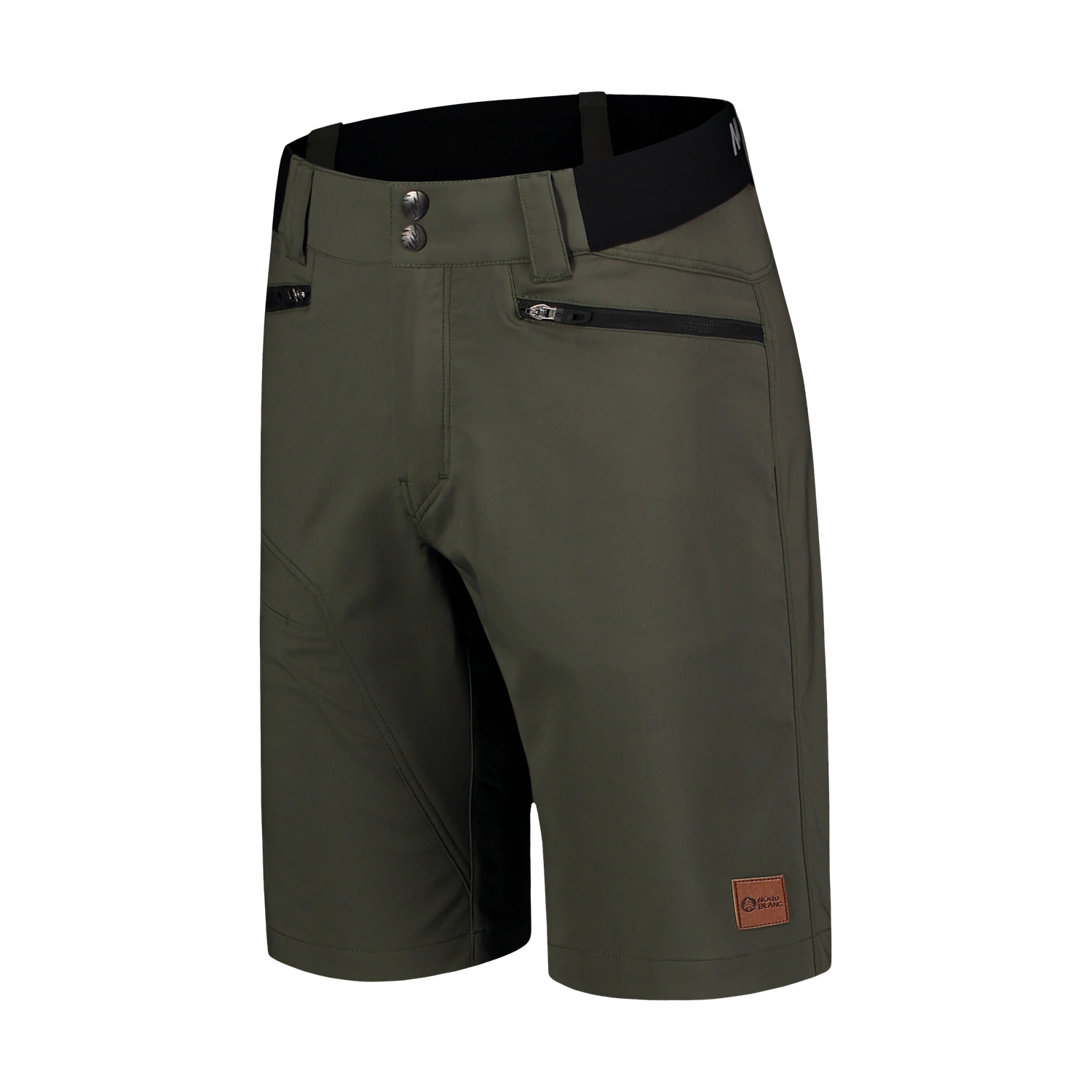 Outdoor rövidnadrág férfi - UPSWING khaki-2