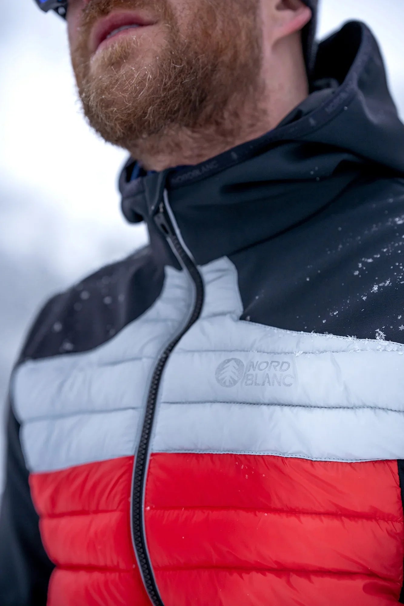 Sports jacket men's - BIATHLON red-5