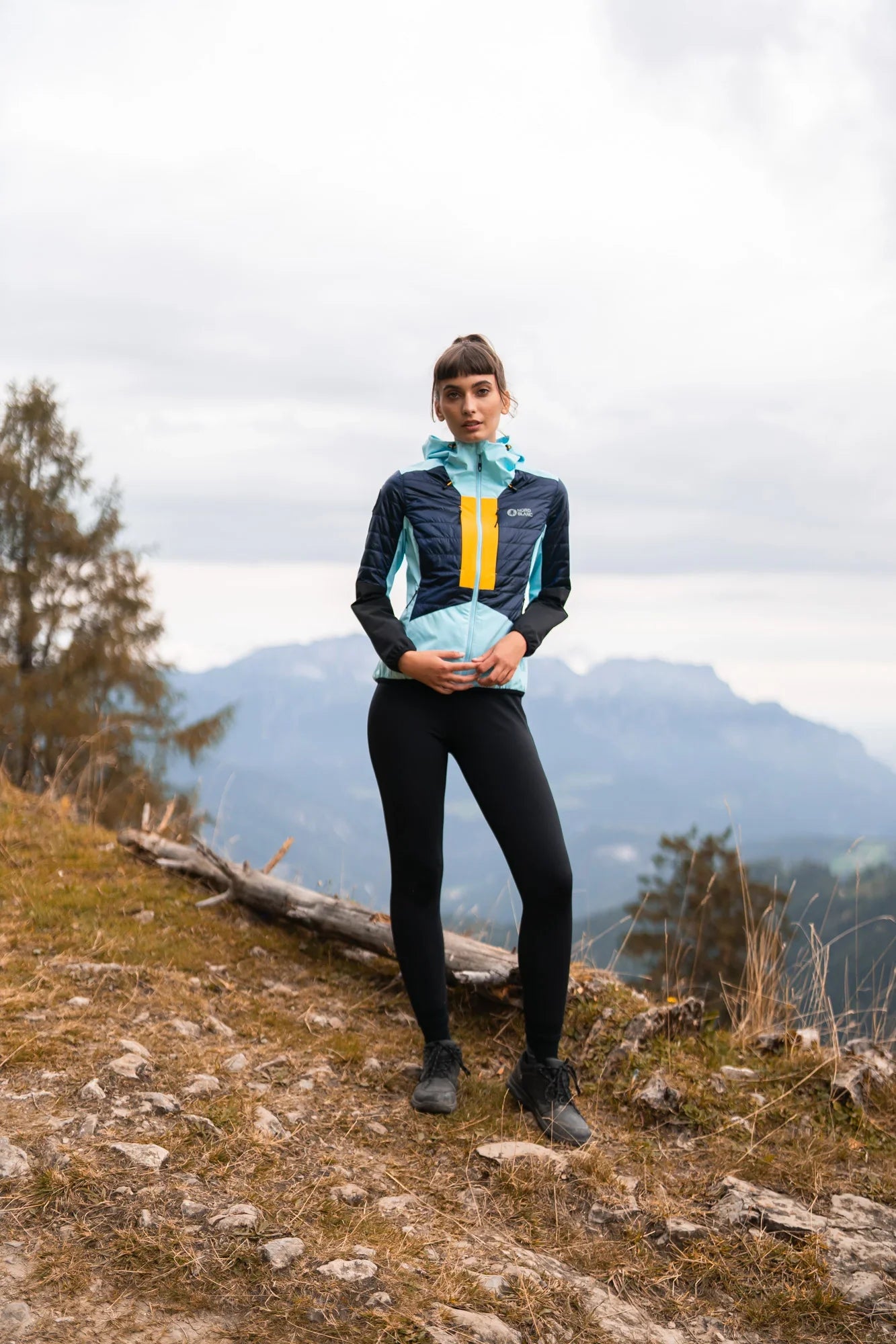 Wasserdichte isolierte Leggings Damen - FREEWAY schwarz-4