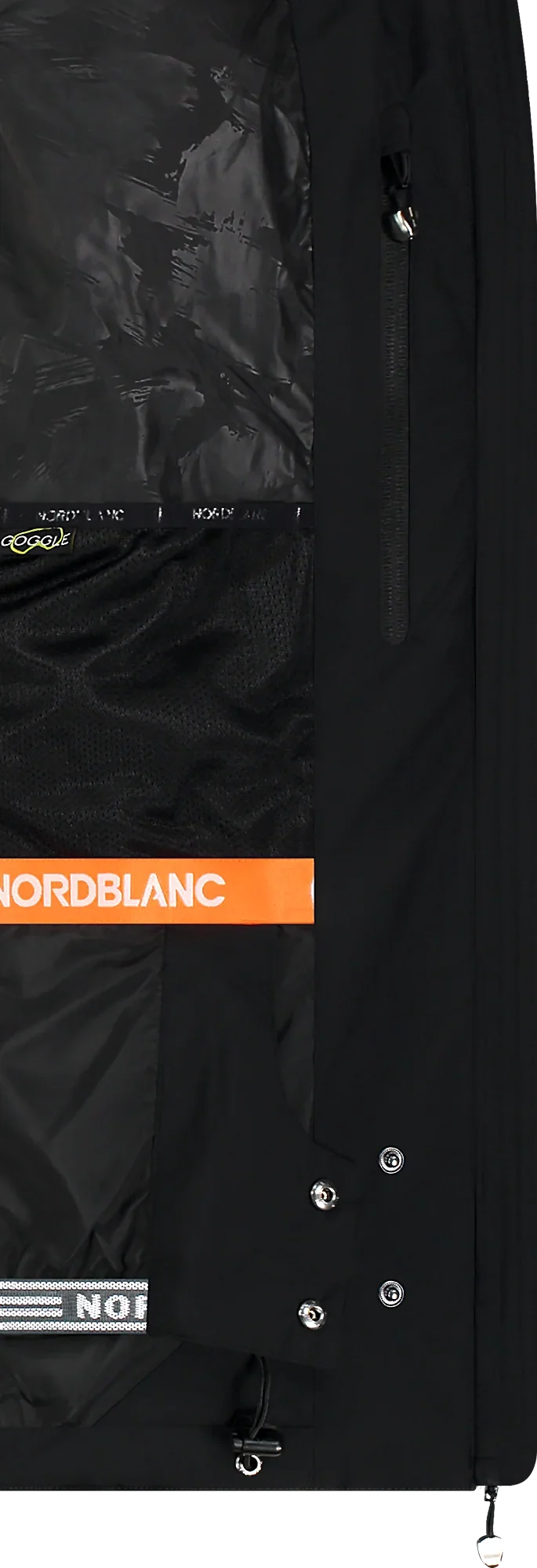 Wasserdichte Winterjacke Herren - CRAG schwarz-3
