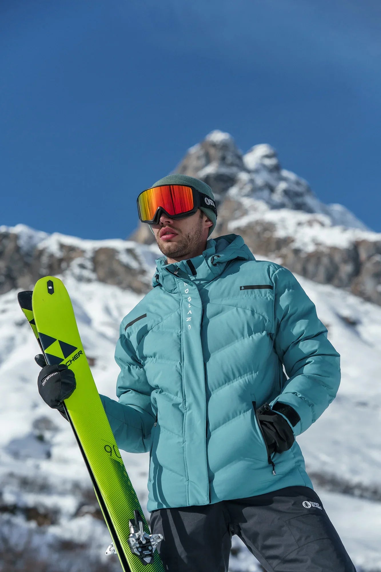 Wasserdichte Winterjacke Herren - CRAG grün-2