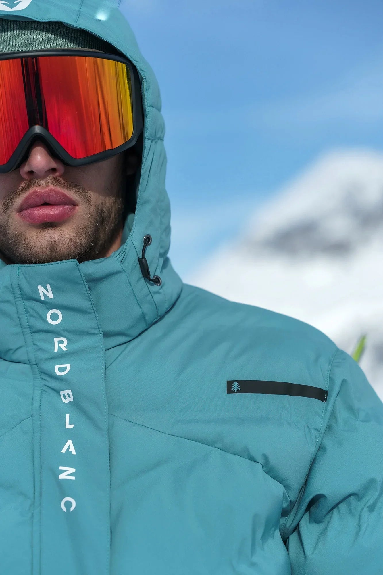 Wasserdichte Winterjacke Herren - CRAG grün-5