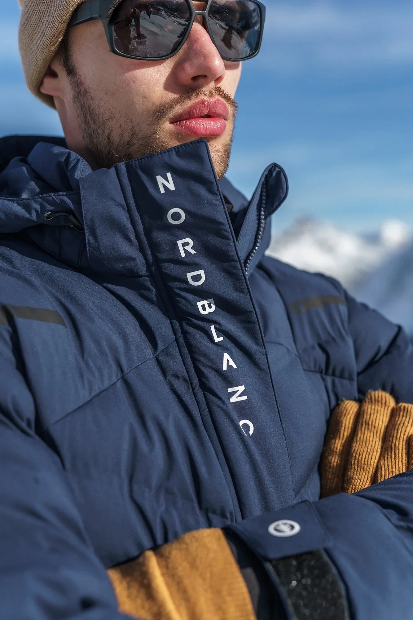 Wasserdichte Winterjacke Herren - CRAG blau-7