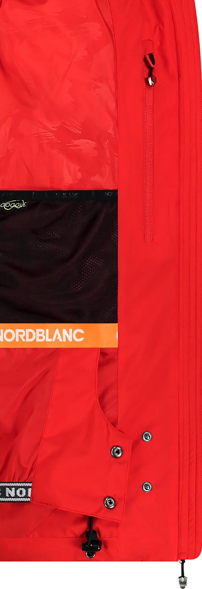 Wasserdichte Winterjacke Herren - CRAG rot-3