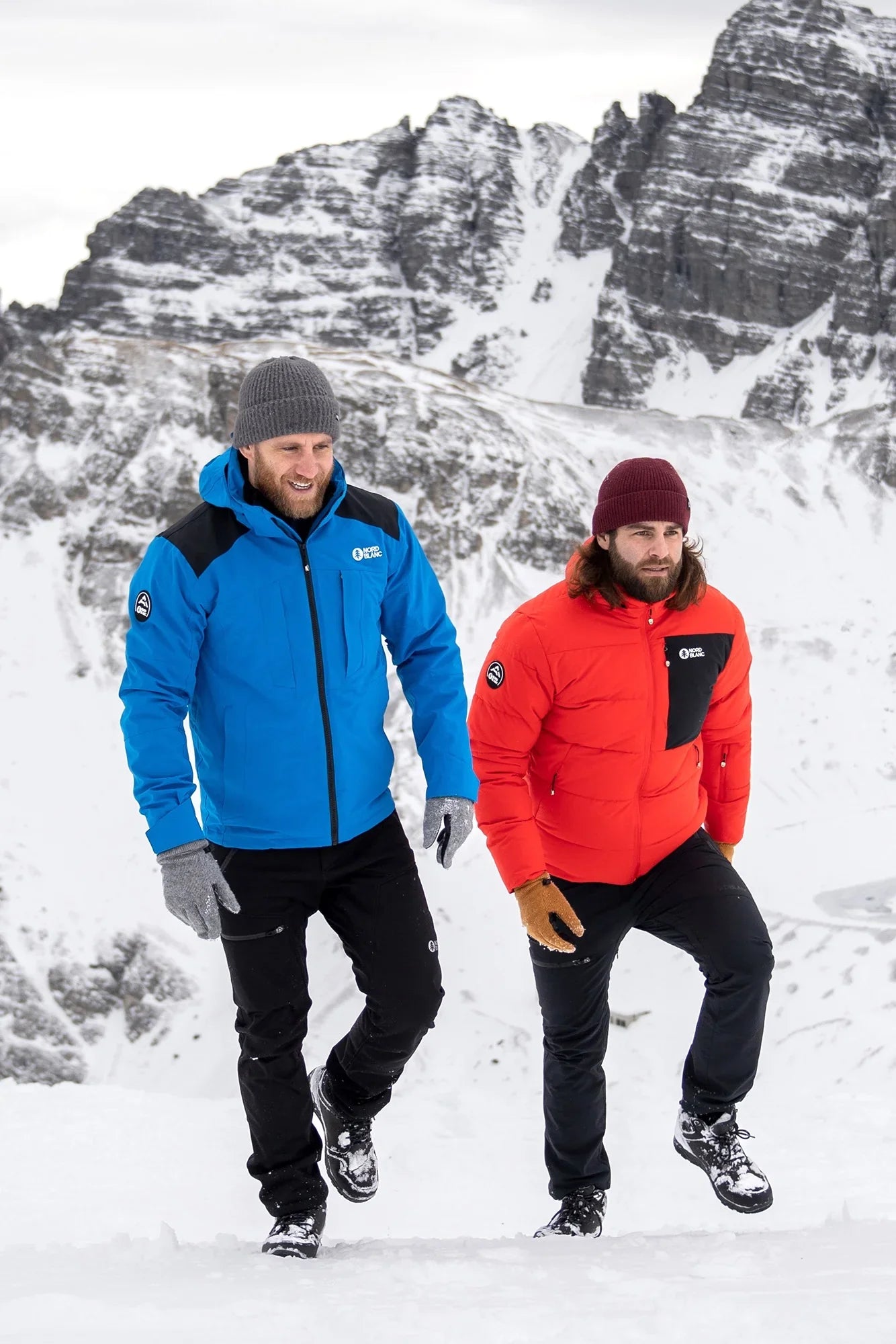 Winterjacke Herren - ORIENTING rot-4
