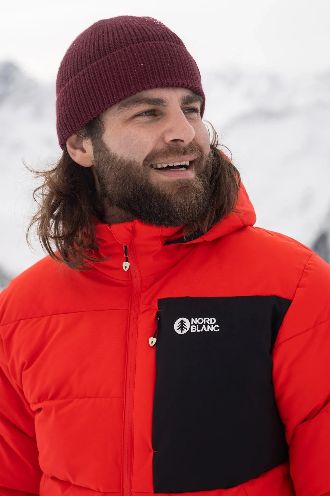 Winterjacke Herren - ORIENTING rot-5