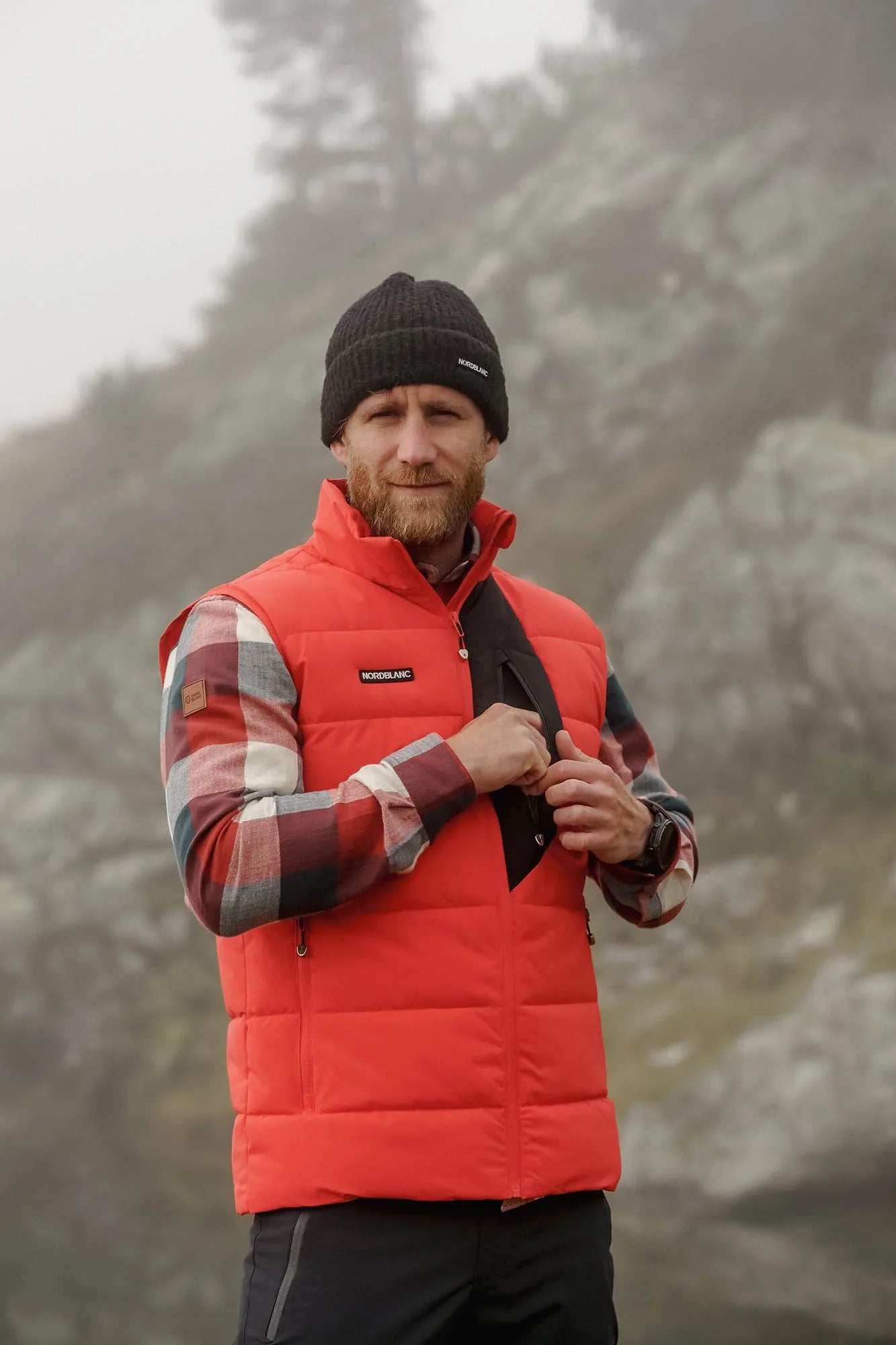 Winter vest men's - MAGMA red-6