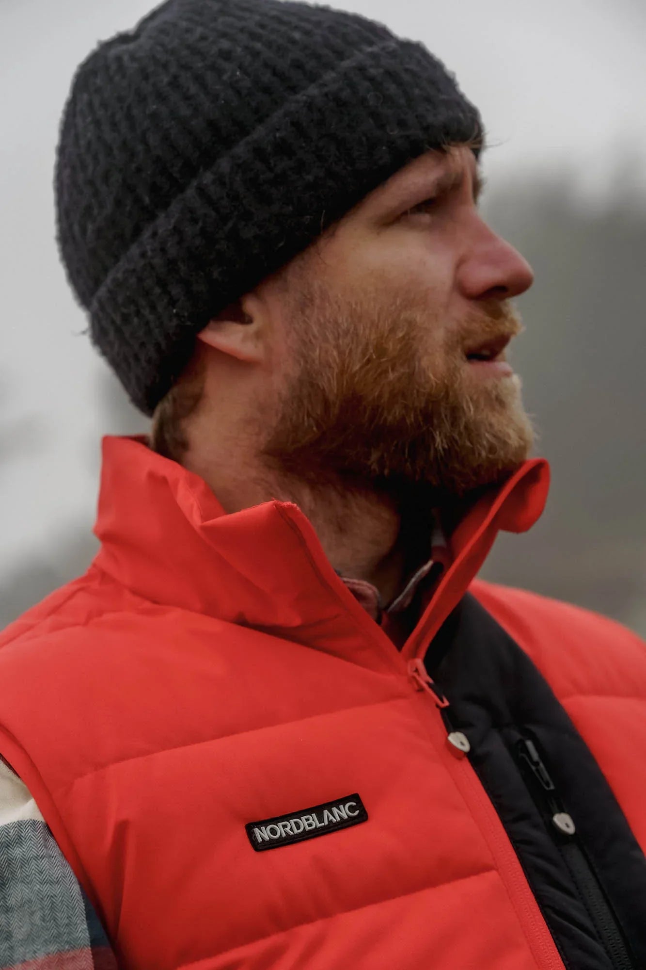 Winter vest men's - MAGMA red-7